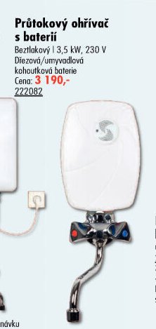 Průtokový ohřívač s baterií - UNI HOBBY akcniletaky.com