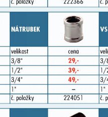 Pochromované fitinky - Nátrubek - UNI HOBBY akcniletaky.com