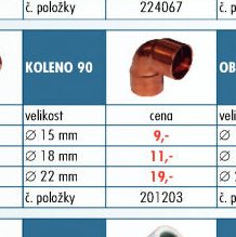 Rozvody měď - Koleno 90 - UNI HOBBY akcniletaky.com