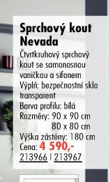Sprchový kout Nevada - UNI HOBBY akcniletaky.com