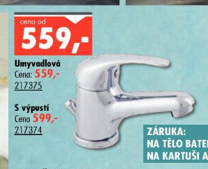 Umyvadlová baterie Sázava - UNI HOBBY akcniletaky.com