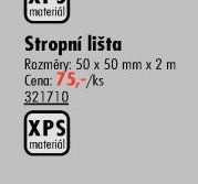 Stropní lišta 50 x 50 mm - UNI HOBBY akcniletaky.com