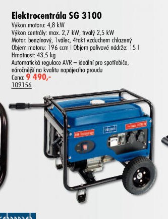 Elektrocentrála SG 3100 - UNI HOBBY akcniletaky.com