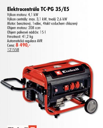 Elektrocentrála TC-PG 35/E5 - UNI HOBBY akcniletaky.com
