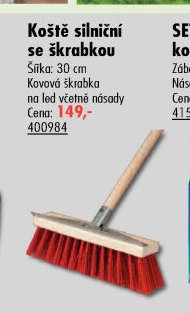 Koště silniční se škrabkou - UNI HOBBY akcniletaky.com