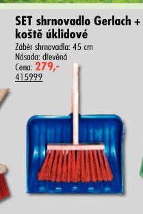 SET shrnovadlo Gerlach + koště úklidové - UNI HOBBY akcniletaky.com