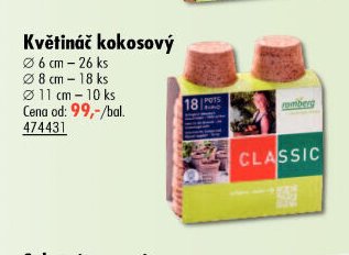 Květináč kokosový - UNI HOBBY akcniletaky.com