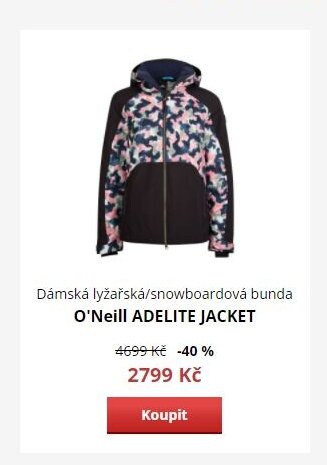 Dámská lyžařská/snowboardová bunda O'Neill ADELITE JACKET