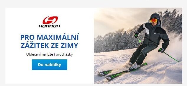 Hannah oblečení na lyže a procházky