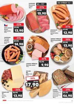 akční leták Kaufland 12.1.2022-18.1.2022