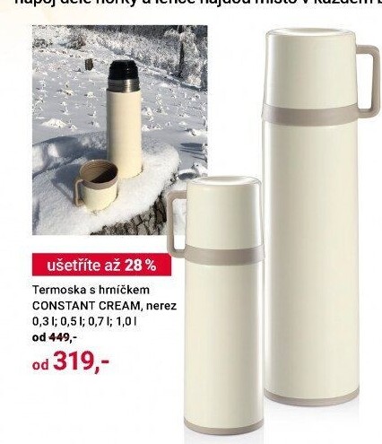 Termosky s hrníčkem CONSTANT CREAM
