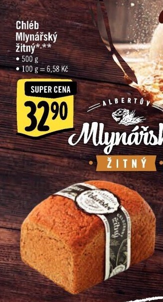 Chléb Mlynářský žitný Albert