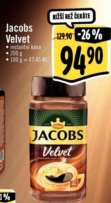 Instantní káva Jacobs Velvet