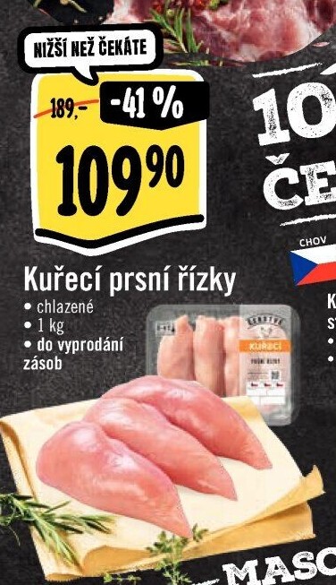 Kuřecí prsní řízky Albert