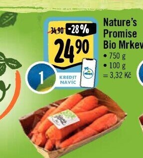 Mrkev bio Nature'