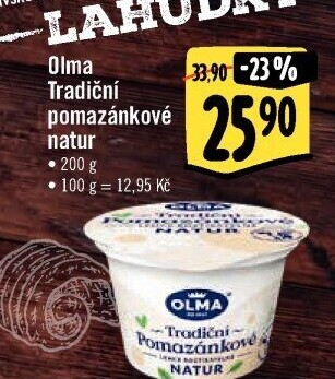 Tradiční pomazánkové Olma