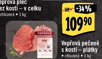 Vepřová pečeně s kostí Albert