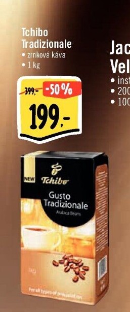 Zrnková káva Tradizionale Tchibo