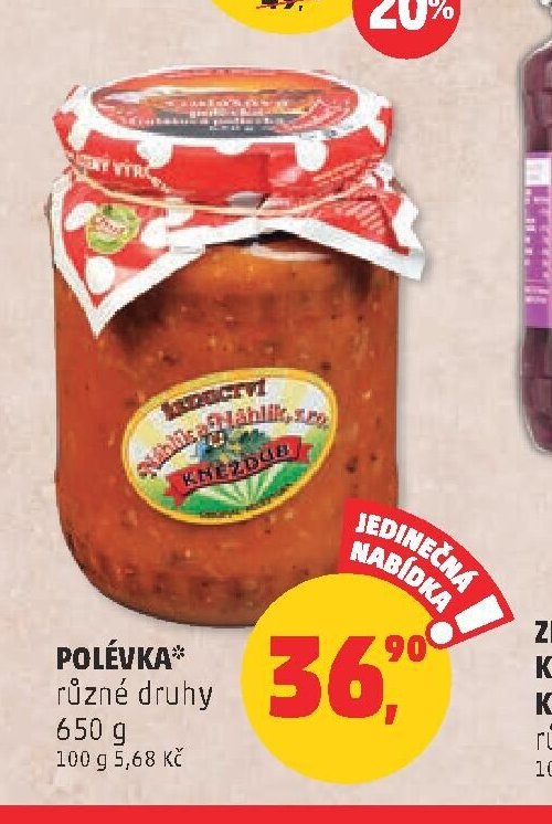 Polévka různé druhy