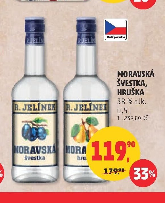 Moravská švestka, hruška R. Jelínek