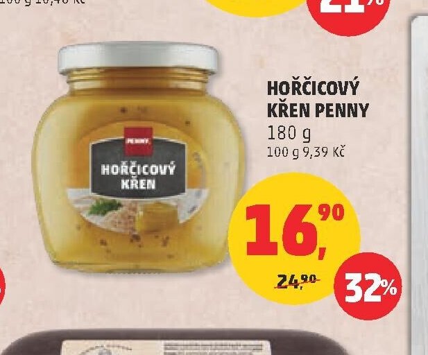 HOŘČICOVÝ KŘEN PENNY