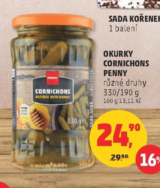 Okurky Cornichons Penny