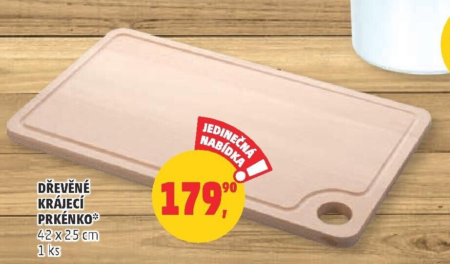 Dřevěné krájecí prkénko