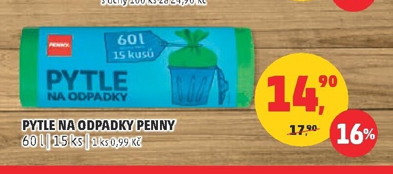 Pytle na odpadky Penny