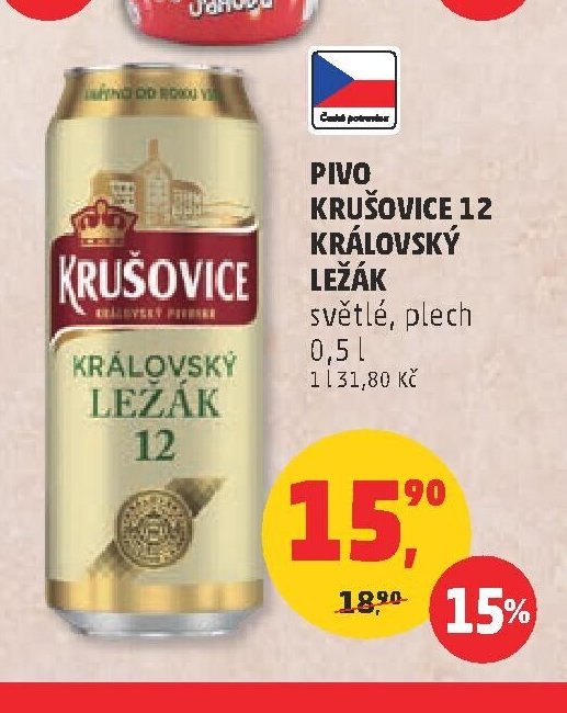 PIVO KRUŠOVICE 12 KRÁLOVSKÝ LEŽÁK