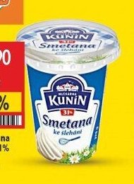 Kunín Smetana ke šlehání 31%