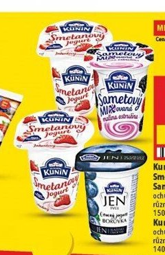 Kunín Smetanový jogurt, Sametový jogurt, Kunín Jen jogurt