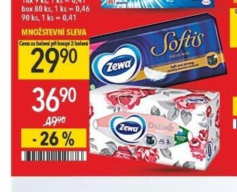 Zewa papírové kapesníky