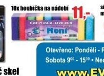 10x houbička na nádobí