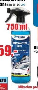 Rozmrazovač skel Velvana