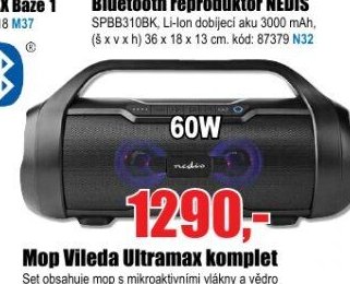 Bluetooth reproduktor NEDIS