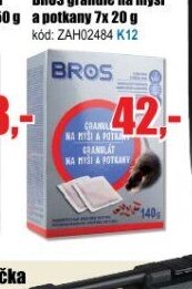 BROS granule na myši a potkany 7x 20 g
