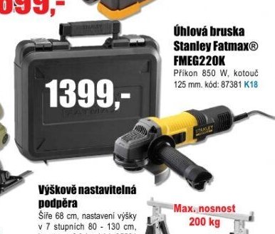 Úhlová bruska Stanley Fatmax FMEG220K