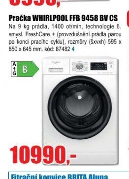Pračka WHIRLPOOL FFB 9458 BV CS