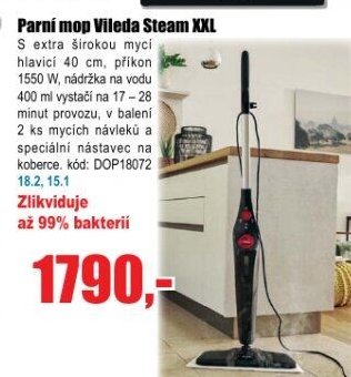 Parní mop Vileda Steam XXL
