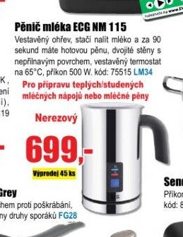 Pěnič mléka ECG NM 115