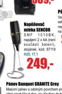 Napěňovač mléka SENCOR SMF 1010BK