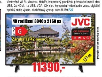 4K Ultra HD Smart televizor JVC LT-55VU3005