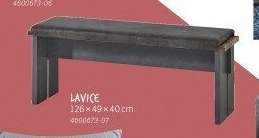 Lavice 126x49x40cm - ASKO akcniletaky.com