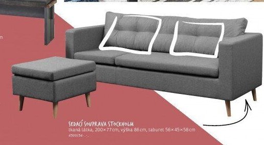 Sedací souprava Stockholm - ASKO akcniletaky.com