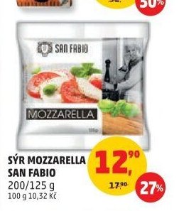 Sýr Mozzarella San Fabio 200/125 g