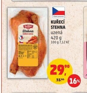 Kuřecí stehna uzená 420g