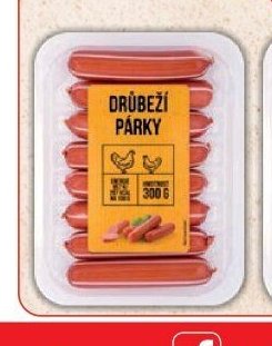 Drůbeží párky 300g