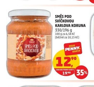 SMĚS POD SVÍČKOVOU KARLOVA KORUNA