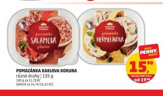 POMAZÁNKA KARLOVA KORUNA SALÁMOVÁ