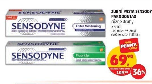 Zubní pasta Sensodyne, Parodontax